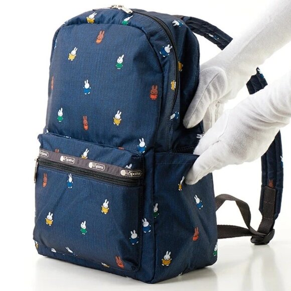 Lesportsac x Miffy Carson Backpack Medium Navy - Picture 5 of 9